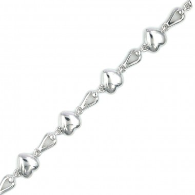 92.5 Sterling Silver Heart-in Shaped Collection For Women's
